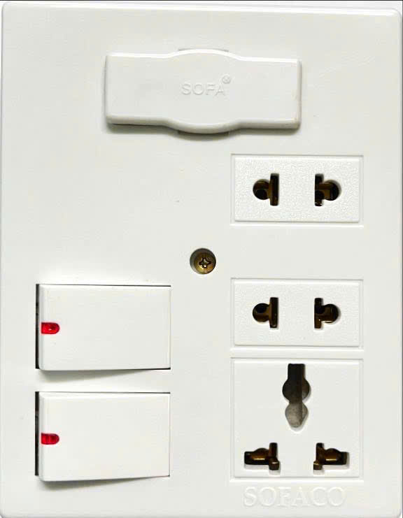 TAPLO ĐA NĂNG ĐẾ SỨ 2 CÔNG TẮC MS: 0368